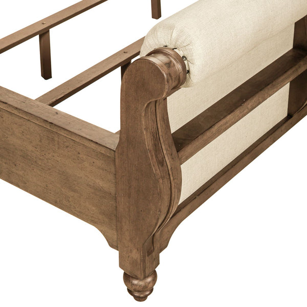 Americana Farmhouse King Sleigh Bed - 615-BR-KSL