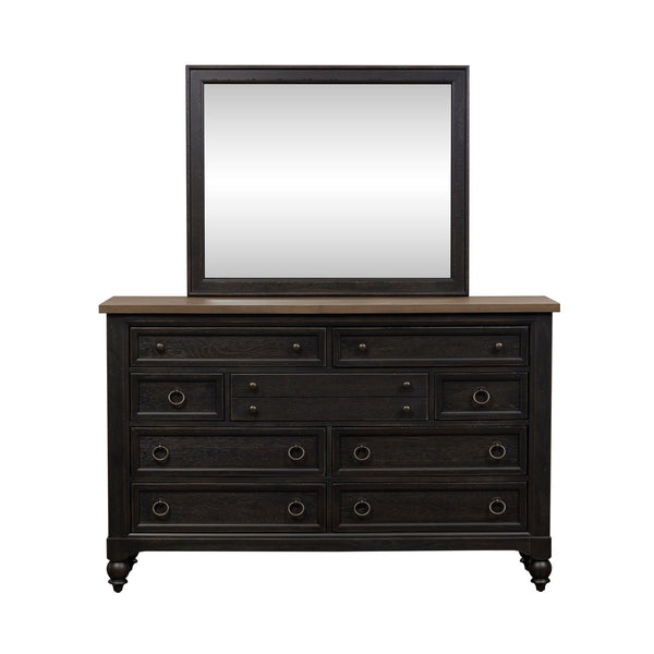 Americana Farmhouse Opt Dresser & Mirror - 615-BR-ODM