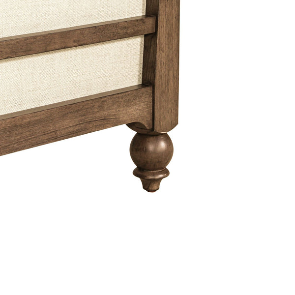 Americana Farmhouse Queen Shelter Bed - 615-BR-QSH