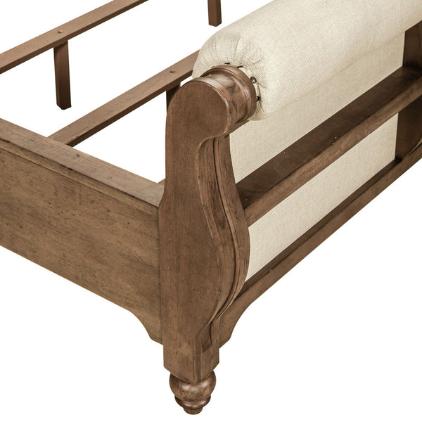 Americana Farmhouse Queen Sleigh Bed - 615-BR-QSL