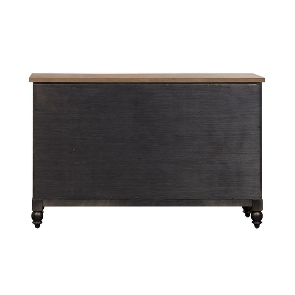 Americana Farmhouse 9 Drawer Dresser - Black - 615-BR31-B