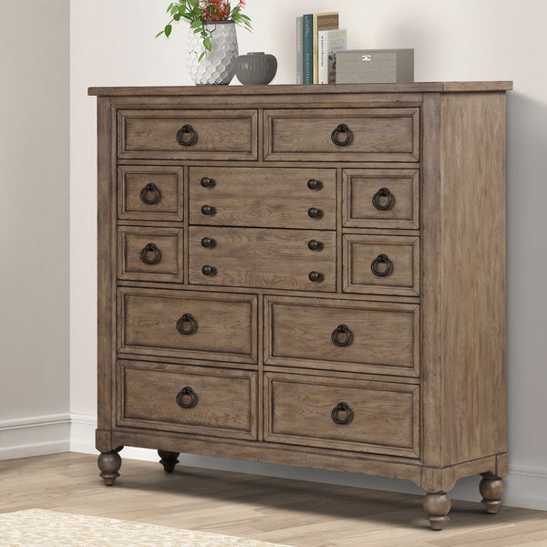 Americana Farmhouse 12 Drawer Chesser - 615-BR32
