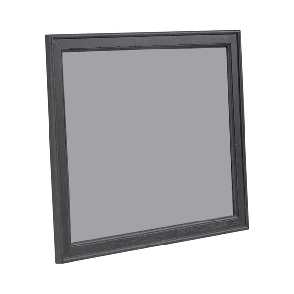 Americana Farmhouse Landscape Mirror - Black - 615-BR51-B
