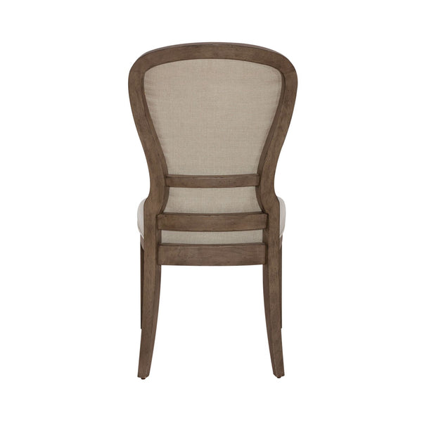 Americana Farmhouse Uph Tufted Back Side Chair - 615-C0501S