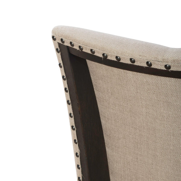 Americana Farmhouse Uph Shelter Side Chair- Black (RTA) - 615-C6501S-B
