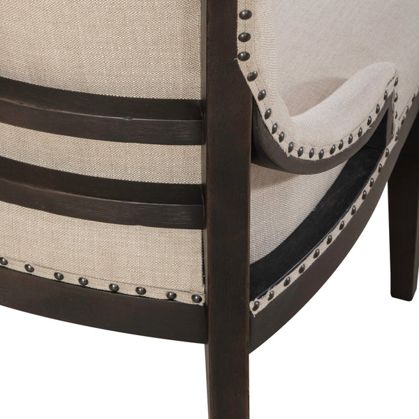 Americana Farmhouse Uph Shelter Side Chair- Black (RTA) - 615-C6501S-B