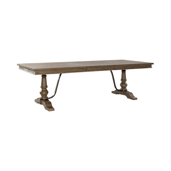 Americana Farmhouse Optional 7 Piece Trestle Table Set - 615-DR-O7TRS