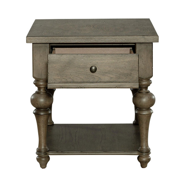 Americana Farmhouse Drawer End Table
