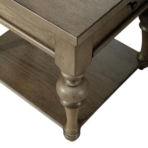 Americana Farmhouse Drawer End Table