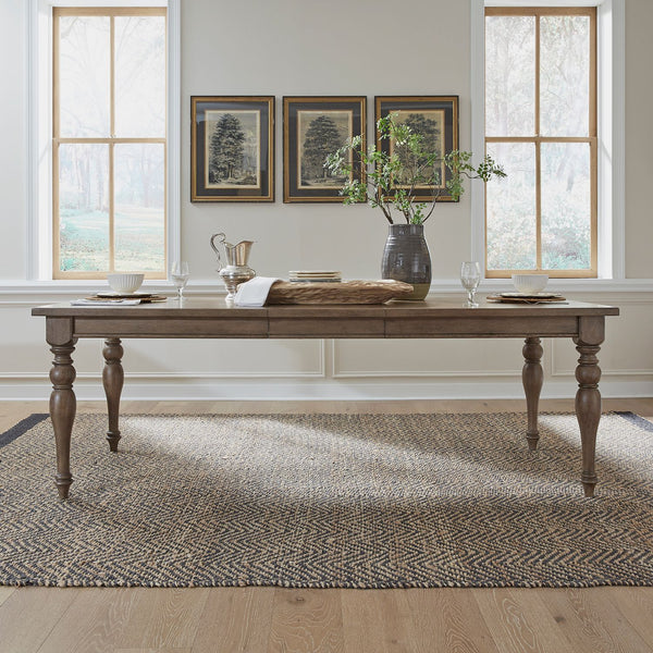 Americana Farmhouse Rectangular Leg Table - 615-T4290