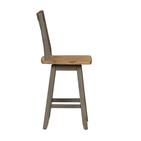 Lindsey Farm Counter Height Swivel Chair (RTA) - 62-B250324