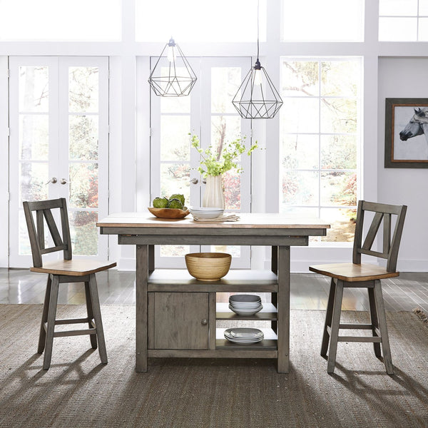 Lindsey Farm Counter Height Swivel Chair (RTA) - 62-B250324