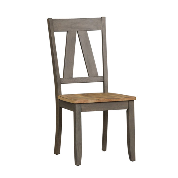 Lindsey Farm 6 Piece Trestle Table Set - 62-CD-6TRS