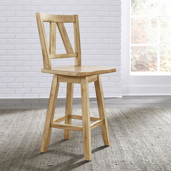 Lindsey Farm Counter Height Swivel Chair (RTA) - 62N-B250324