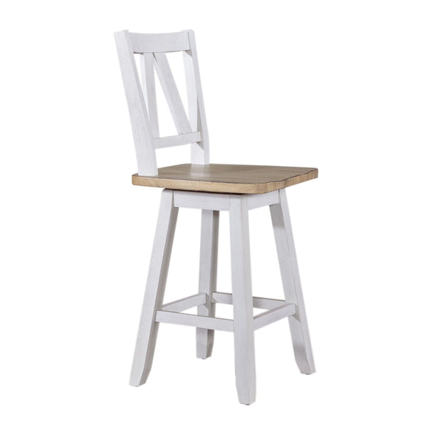Lindsey Farm Counter Height Swivel Chair (RTA) - 62WH-B250324