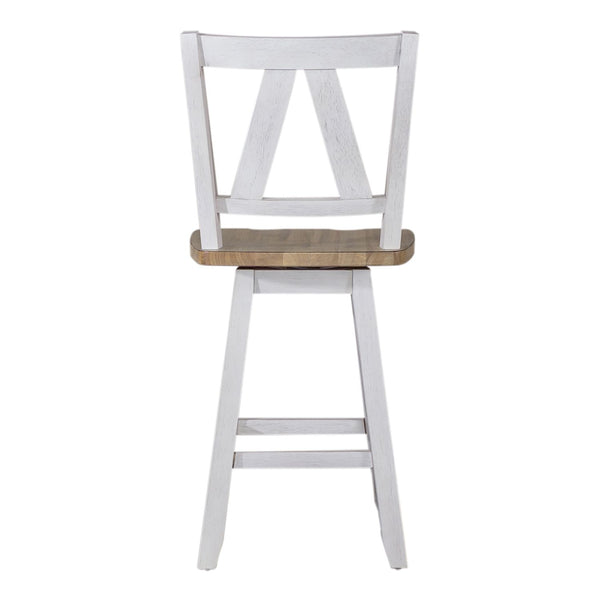 Lindsey Farm Counter Height Swivel Chair (RTA) - 62WH-B250324