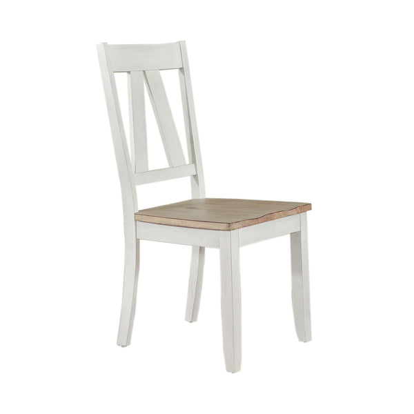 Lindsey Farm Splat Back Side Chair (RTA) - 62WH-C2500S