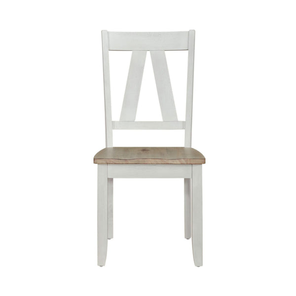Lindsey Farm Splat Back Side Chair (RTA) - 62WH-C2500S