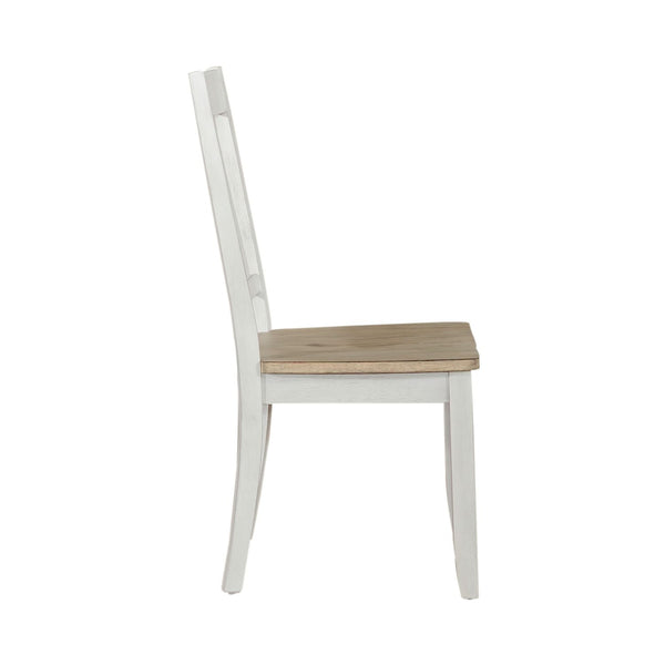 Lindsey Farm Splat Back Side Chair (RTA) - 62WH-C2500S