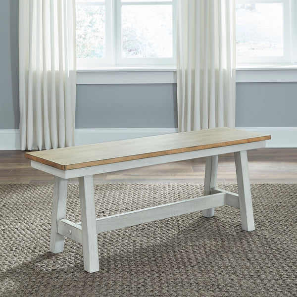 Lindsey Farm Backless Bench (RTA) - 62WH-C9000B