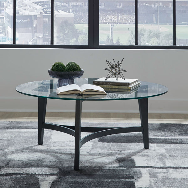 Capri Round Cocktail Table - 644-OT1010