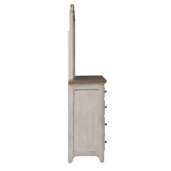 Farmhouse Reimagined Dresser & Mirror - 652-BR-DM