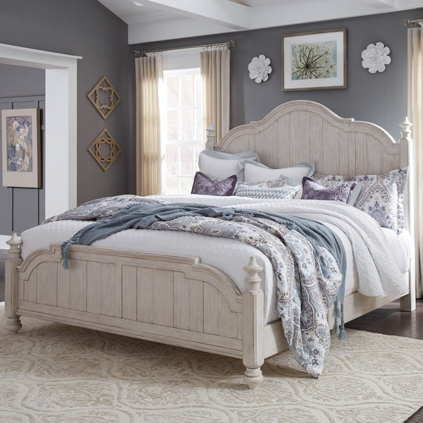Farmhouse Reimagined King Poster Bed - 652-BR-KPS