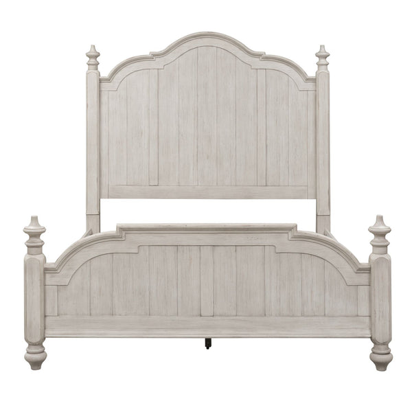 Farmhouse Reimagined King Poster Bed, Dresser & Mirror - 652-BR-KPSDM