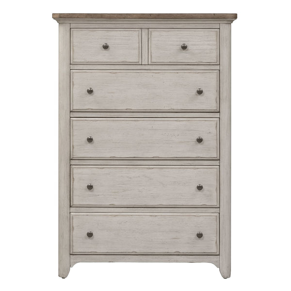 Farmhouse Reimagined 5 Drawer Chest - 652-BR41