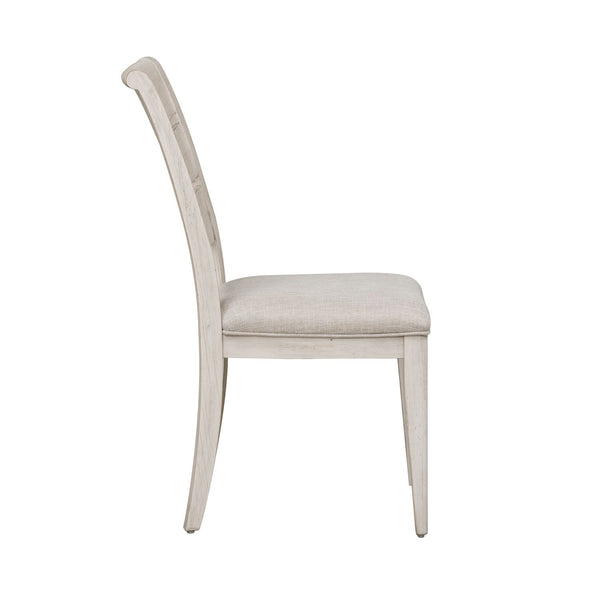 Farmhouse Reimagined Ladder Back Uph Side Chair (RTA) - 652-C2001S