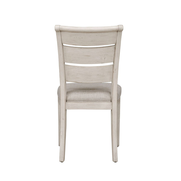 Farmhouse Reimagined Ladder Back Uph Side Chair (RTA) - 652-C2001S