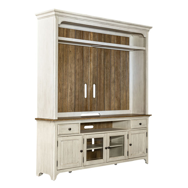 Farmhouse Reimagined Opt Entertainment Center - 652-ENT-OEN