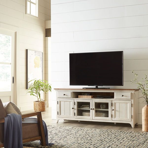 Farmhouse Reimagined Entertainment TV Stand - 652-TV72
