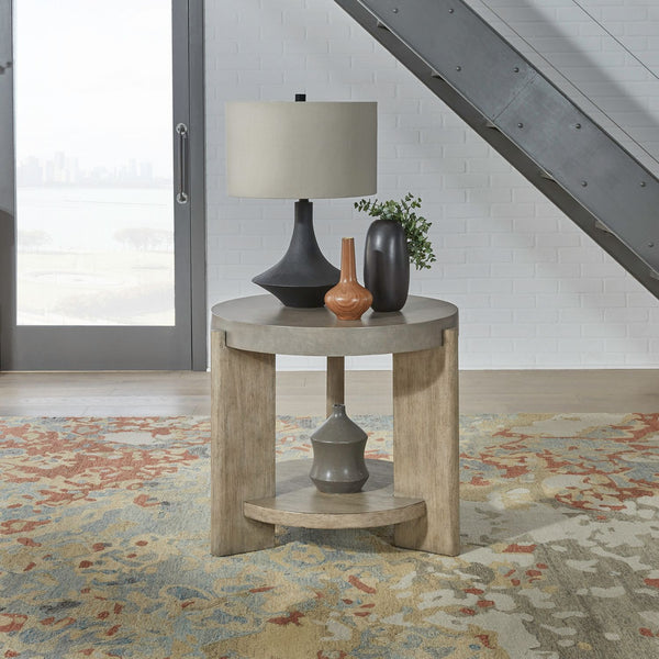 Affinity Round End Table - 674-OT1020