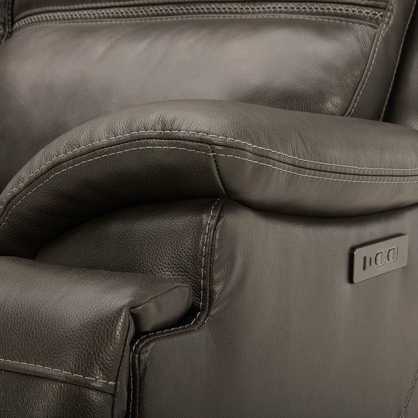 Bentley Loveseat w/Console P2 & ZG - Graphite