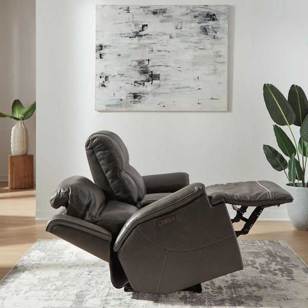 Bentley Loveseat w/Console P2 & ZG - Graphite