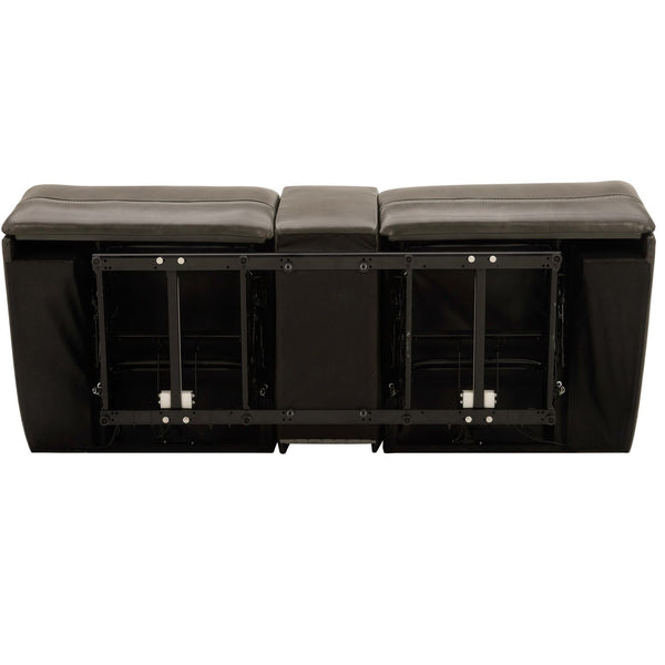 Bentley Loveseat w/Console P2 & ZG - Graphite