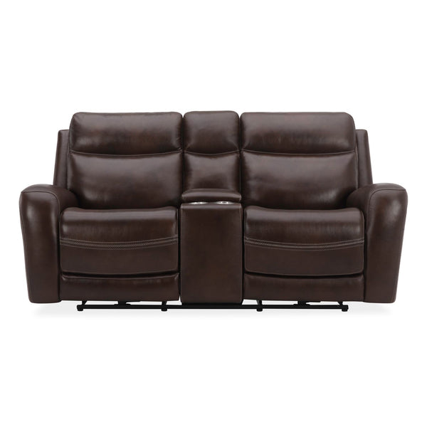 Blair Loveseat w/Console P2 & ZG - Cognac - 7005CG-22P