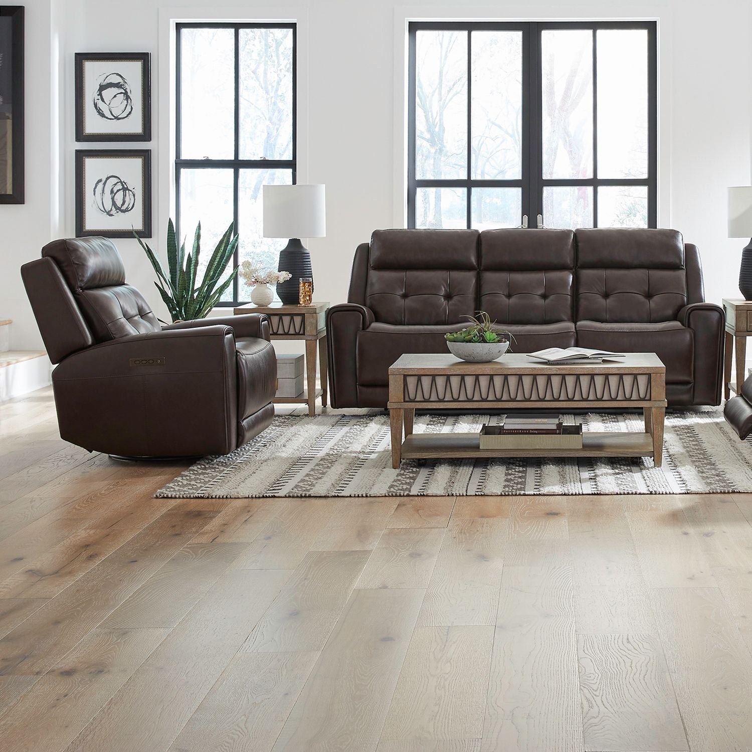 Carrington Sofa & Recliner "Closeout"