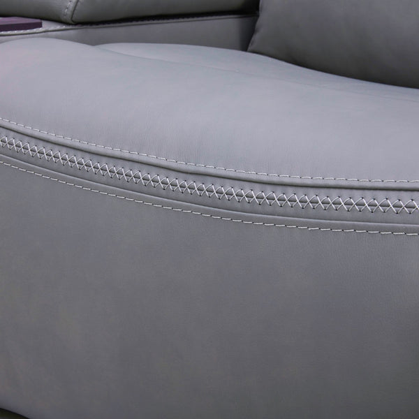 Cooper Loveseat w/Console P3 & ZG - Blue Gray