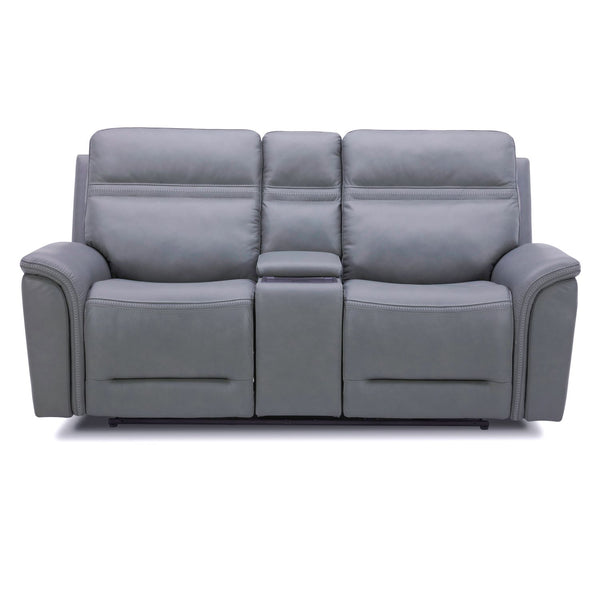 Cooper Loveseat w/Console P3 & ZG - Blue Gray
