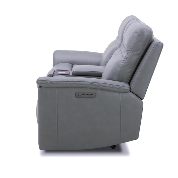 Cooper Loveseat w/Console P3 & ZG - Blue Gray