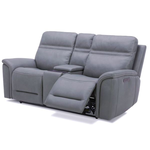 Cooper Loveseat w/Console P3 & ZG - Blue Gray