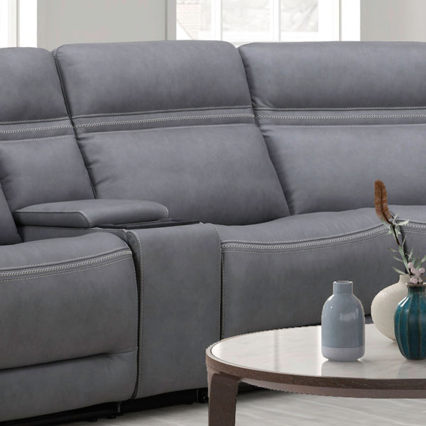 Cooper Armless Recliner P3 & ZG - Blue Gray - 7007BG-43AP