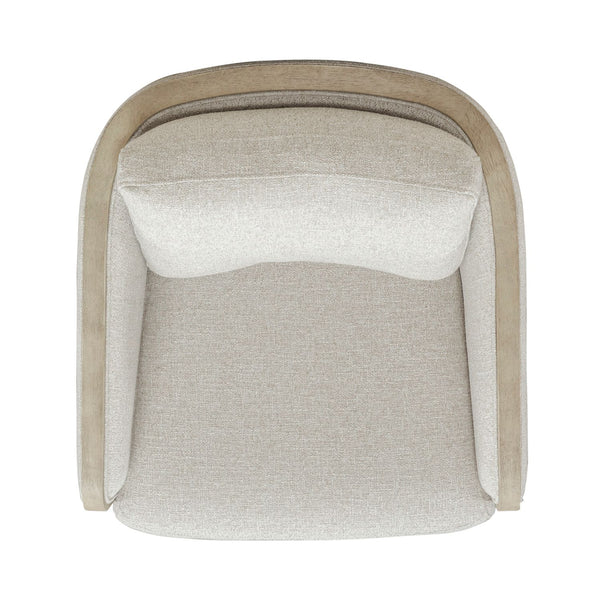 Nora Uph Swivel Accent Chair - Light Brown - 722-ACH15