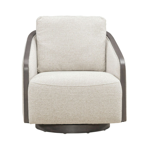 Nora Uph Swivel Accent Chair - Dark Brown - 722-ACH16