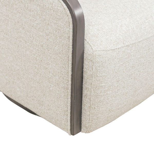 Nora Uph Swivel Accent Chair - Dark Brown - 722-ACH16