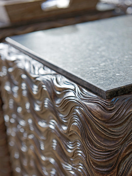 Talk Of The Town Cube End Table