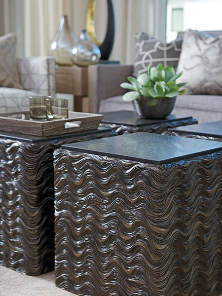 Talk Of The Town Cube End Table