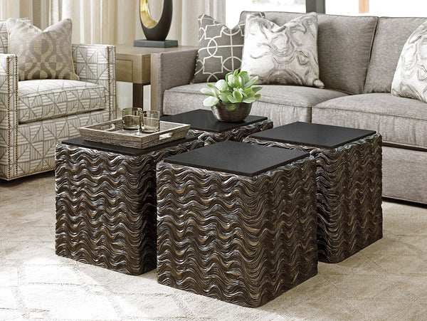 Talk Of The Town Cube End Table